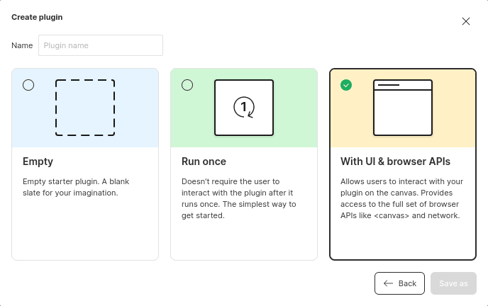 plugin choices